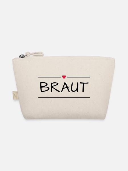 Braut Junggesellinnenabschied - Bio-Täschchen - Natur - Vorne
