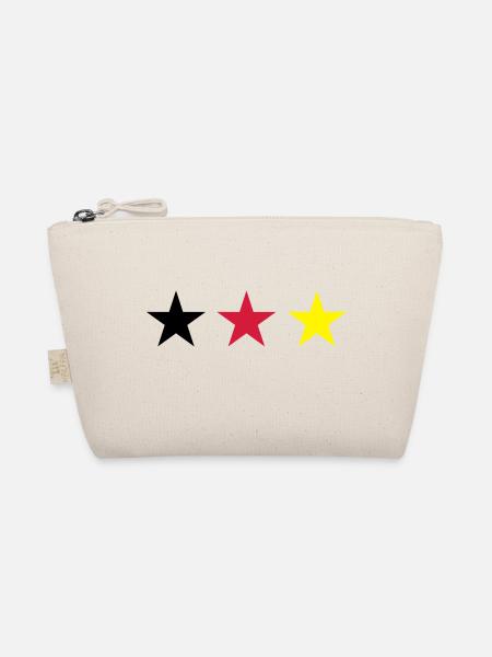Germany star - Organic Pouch - nature - Front