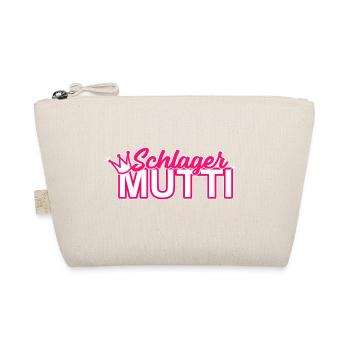 Schlager Mutti Pink Krone - Bio-Täschchen - Natur - Vorne