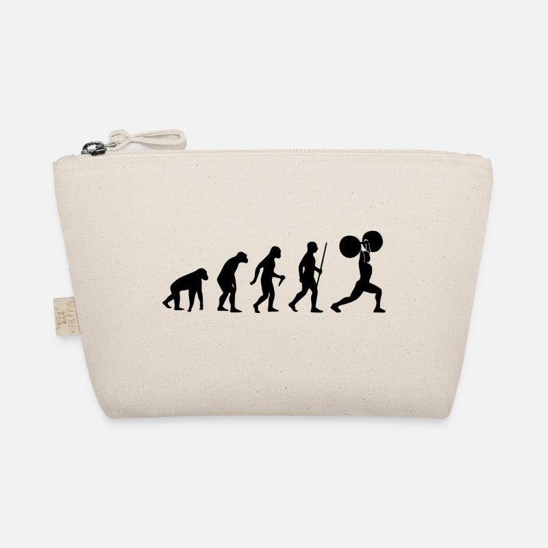 Human Evolution Weightlifting Bio-Täschchen