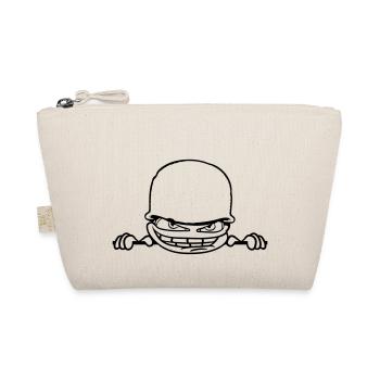 wall wall face head soldier camouflage war ar - Organic Pouch - nature - Front