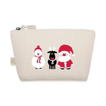 Weihnachts Crew 3 - Bio-Täschchen - Natur - Vorne
