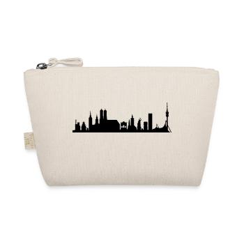 Skyline muc_neu - Bio-Täschchen - Natur - Vorne