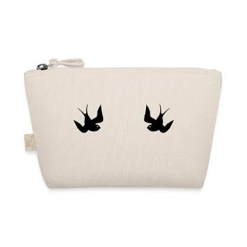 Tattoo Swallows Design Oldschool Birds Freedom - Trousse biologique - nature - Devant