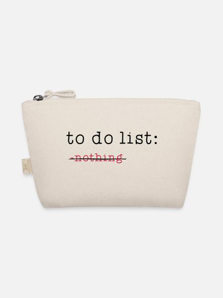 to-do list - Organic Pouch - nature - Front