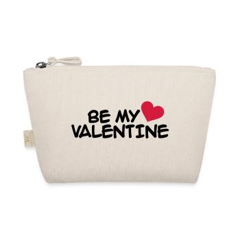 Be my valentine heart - Trousse biologique - nature - Devant