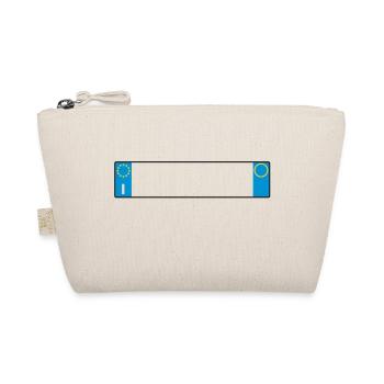 license plate Italy_g1 - Organic Pouch - nature - Front