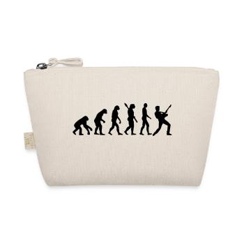Evolution Rock Musiker - Bio-Täschchen - Natur - Vorne