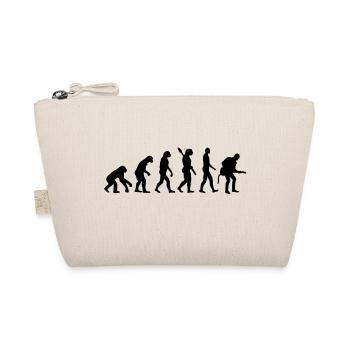Evolution Rock Musiker - Bio-Täschchen - Natur - Vorne