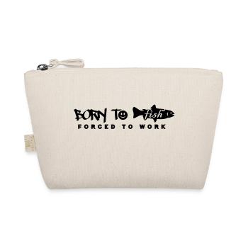 born to fish (G, 1c) - Organic Pouch - nature - Front