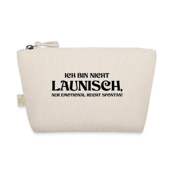 Nicht Launisch - Bio-Täschchen - Natur - Vorne