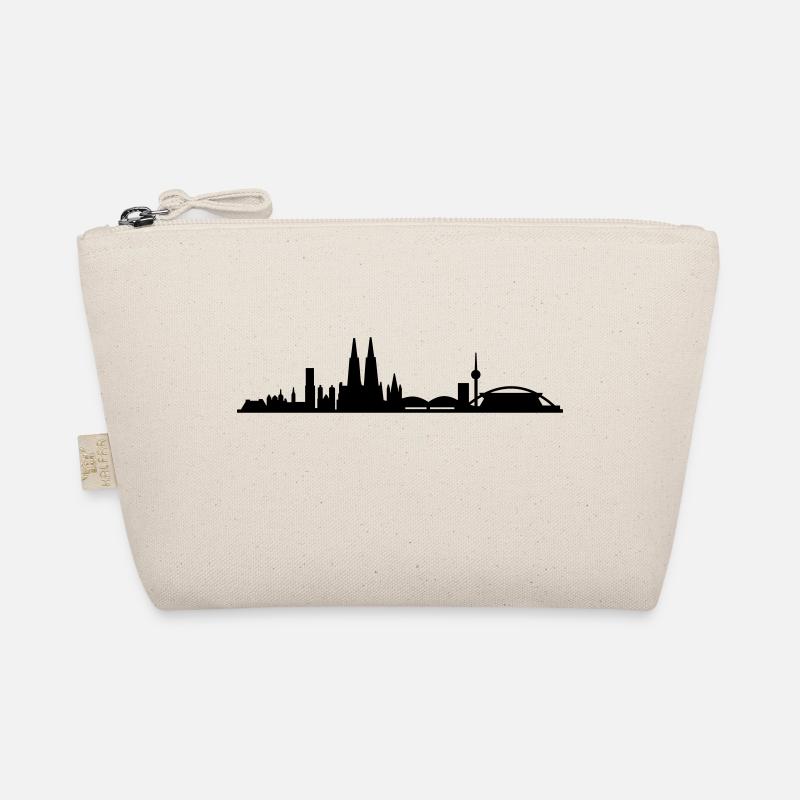 Skyline Köln klein Bio-Täschchen