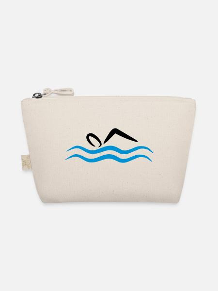 swimming - Bio-Täschchen - Natur - Vorne