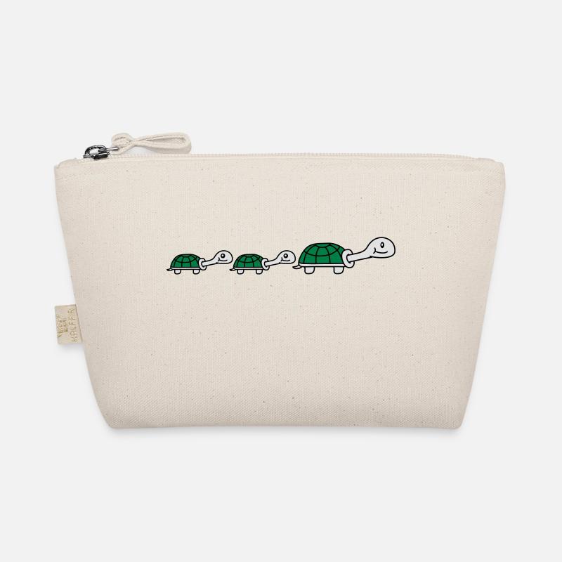 Cute Turtle Family Organic Pouch