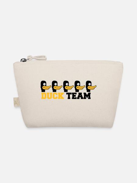 Duck Team - Bio-Täschchen - Natur - Vorne