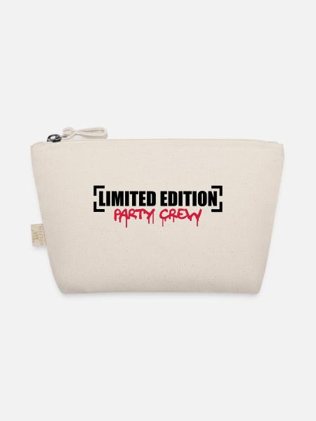 Limited Edition Party Crew Design - Organic Pouch - nature - Front