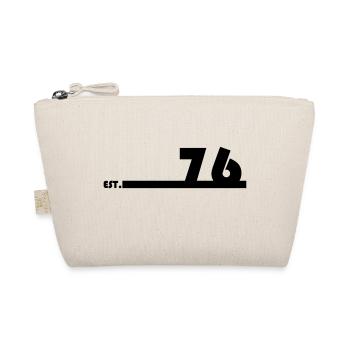 76_Black_Bauhaus93 - Bio-Täschchen - Natur - Vorne