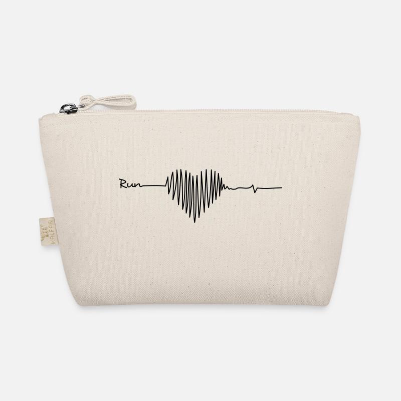 heart frequency run Organic Pouch