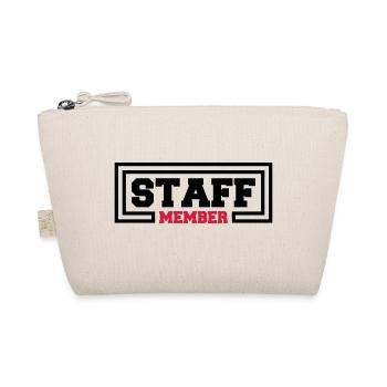Staff Member Friends Team Staff Crew Logo - Organic Pouch - nature - Front
