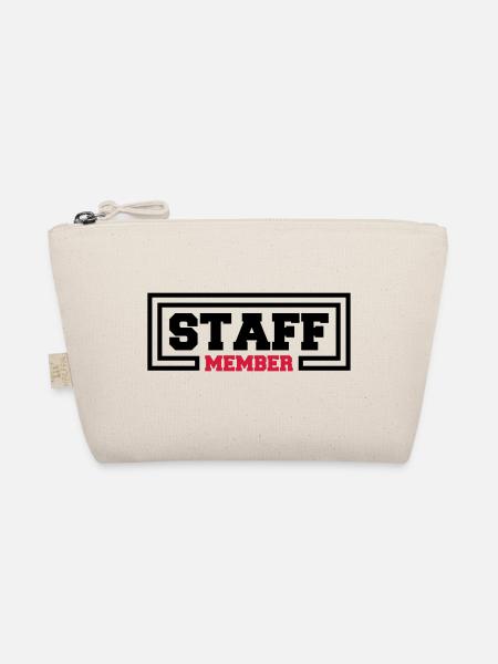 Staff Member Freunde Team Mitarbeiter Crew Logo - Bio-Täschchen - Natur - Vorne