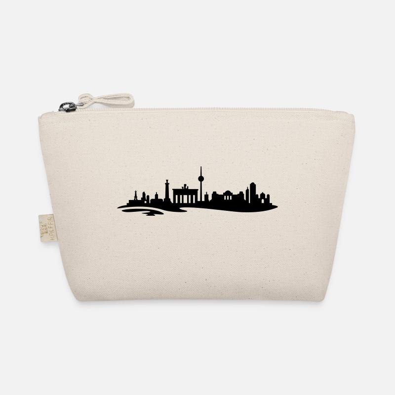 Berlin Skyline - Bio-Täschchen - Natur