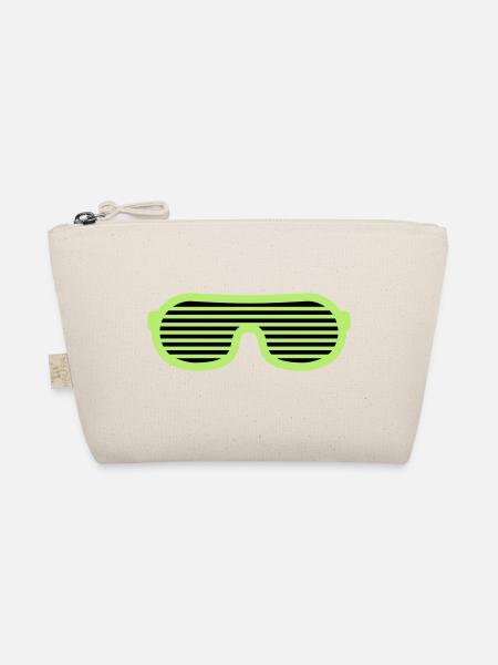 Party Glasses - Bio-Täschchen - Natur - Vorne