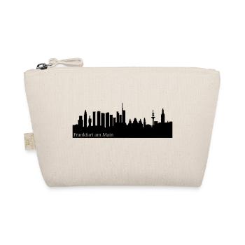 Frankfurt Skyline - Bio-Täschchen - Natur - Vorne