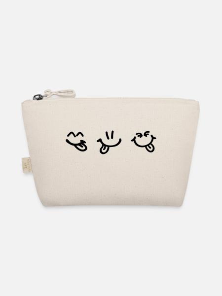 happy_smileys_f1 - Bio-Täschchen - Natur