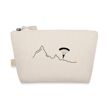Paragliding extreme sport paraglider - Organic Pouch - nature - Front