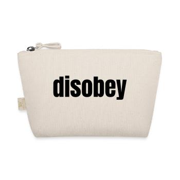 Disobey - Don't follow the rules - vektor - Bio-Täschchen - Natur - Vorne