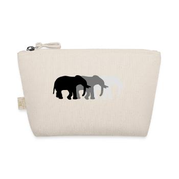 3 Elephants - Bio-Täschchen - Natur - Vorne