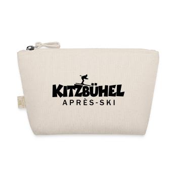Kitzbühel Après-Ski Skifahrer - Bio-Täschchen - Natur - Vorne