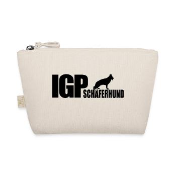 IGP SCHÄFERHUND Hundesport Hunde Geschenk Wilsigns - Bio-Täschchen - Natur - Vorne