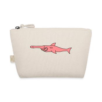 Funny Penis Shark Fish - Organic Pouch - nature - Front