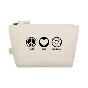 Peace Love Handball - Trousse biologique - nature - Devant