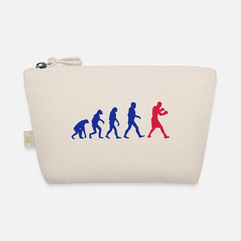 Boxing Evolution logo - Organic Pouch - nature