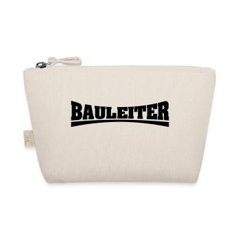 bauleiter_schriftzug - Bio-Täschchen - Natur - Vorne