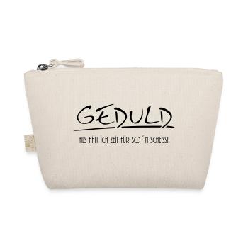 geduld - Bio-Täschchen - Natur - Vorne