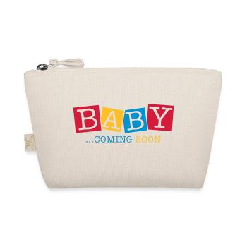 baby_coming_soon_ge3 - Bio-Täschchen - Natur - Vorne