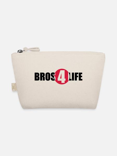 Bros 4 Life Logo Design - Bio-Täschchen - Natur - Vorne