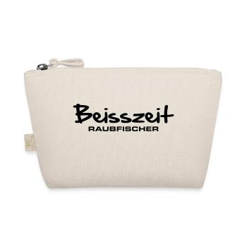 beisszeit_raubfischer - Bio-Täschchen - Natur - Vorne