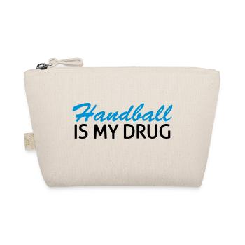 Handball is my drug - Bio-Täschchen - Natur - Vorne