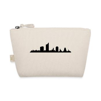 Skyline Leipzig - Bio-Täschchen - Natur - Vorne