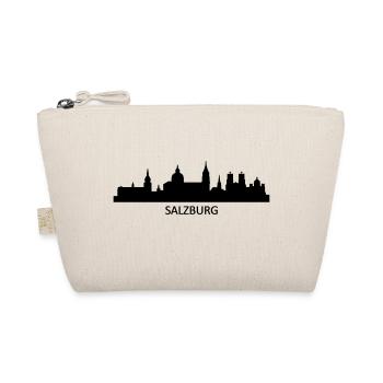 Skyline Salzburg Text - Bio-Täschchen - Natur - Vorne