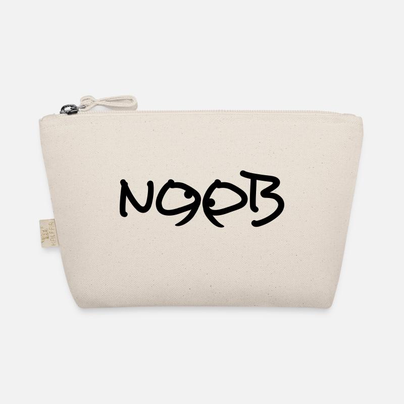 Noob comic eyes cartoon funny Organic Pouch