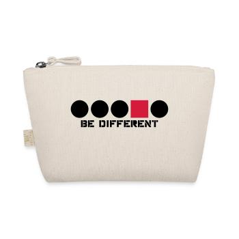 Rectangle circular shape Anders edges Angular Be D - Organic Pouch - nature - Front