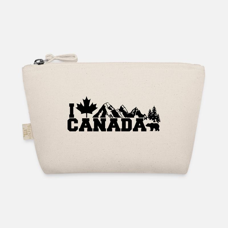 I Love Canada Leaf Bio-Täschchen