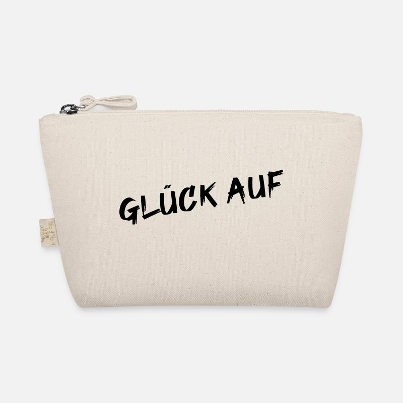 Glück auf - Bio-Täschchen - Natur