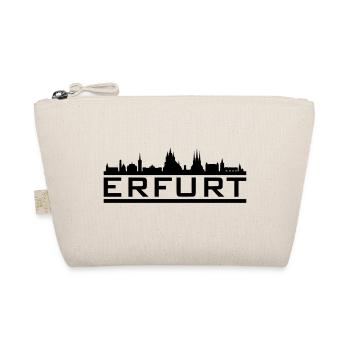 Skyline Erfurt Name - Bio-Täschchen - Natur - Vorne