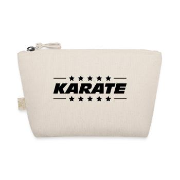 Karate / Karateka / Sport / Kampfkünste / Kampf - Bio-Täschchen - Natur - Vorne